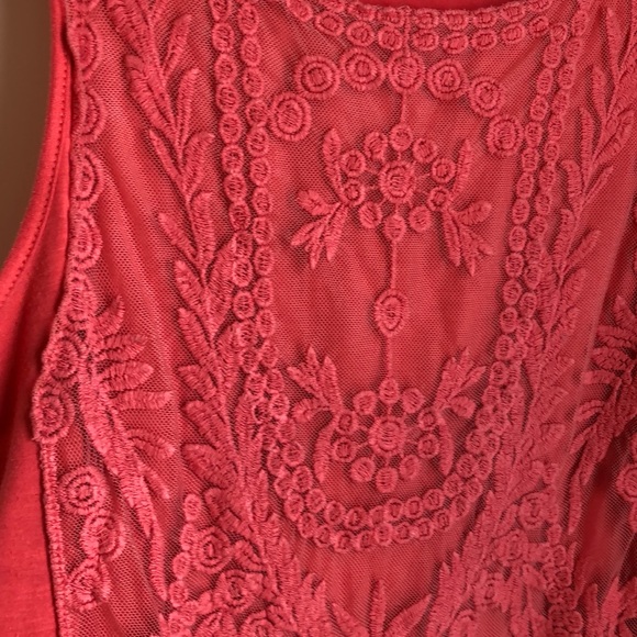 Maurice’s Coral Pink Tank Top Medium - Picture 3 of 5